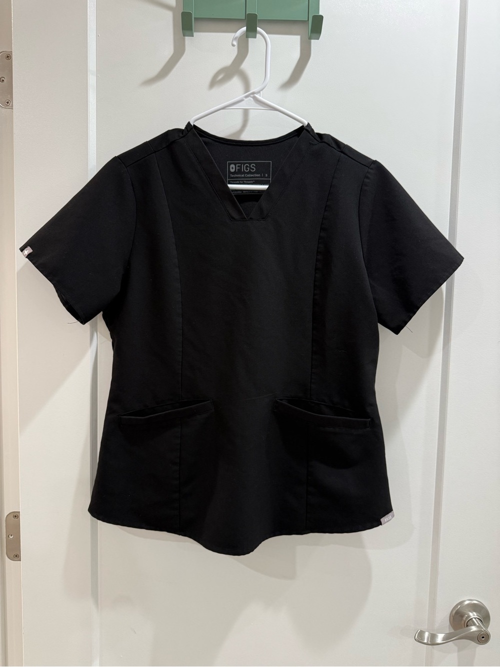 Figs Limited Edition Scrub Top Black Small